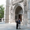 Kevin and Griffin at the Princeton University Chapel