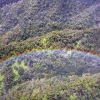 Rainbow view from the helicopter